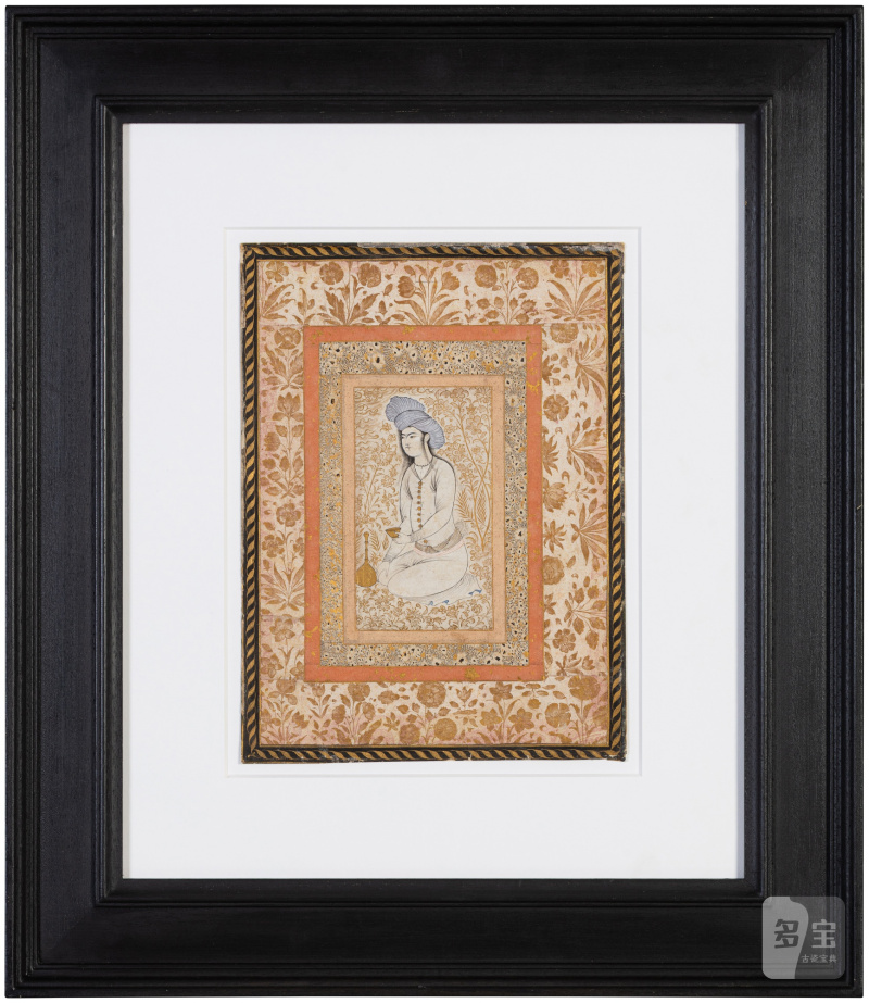 Portrait of a young man, Persia, 18th century - 图2